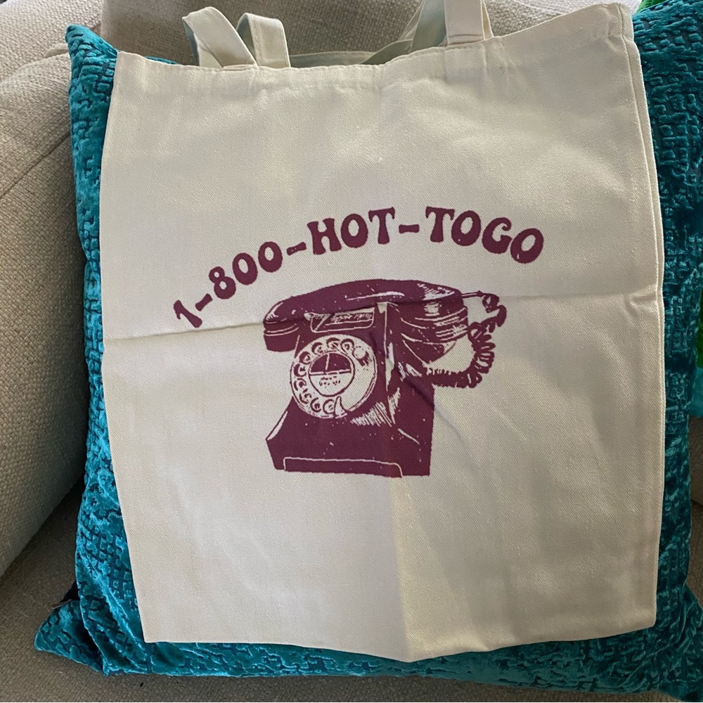 Chappell Roan Inspired Tote Bag 1-800-HOT-TOGO NEW